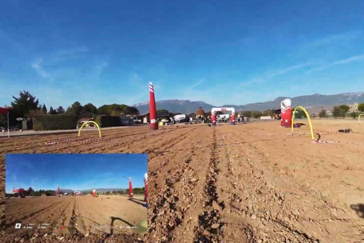 Circuito FPV Racing RotorX Segovia - vista aérea